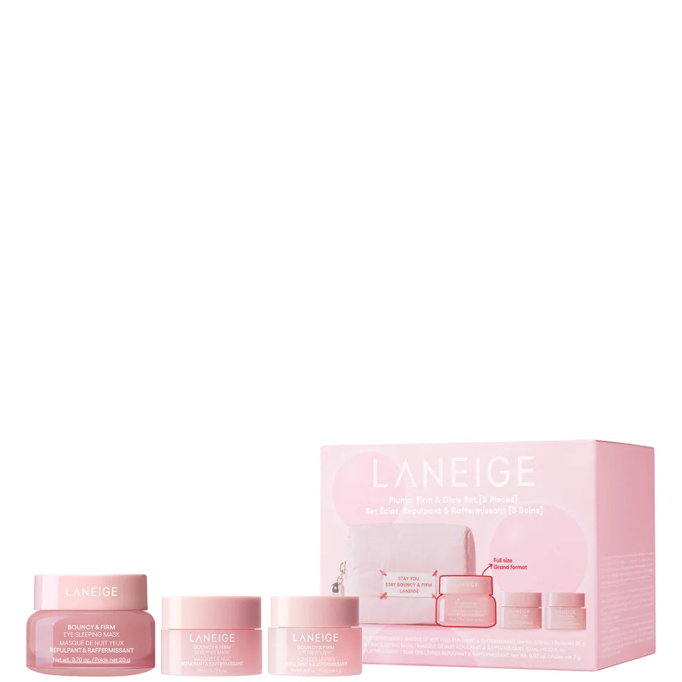 LANEIGE PLUMP , FIRM & GLOW SET OF 3 PIECES