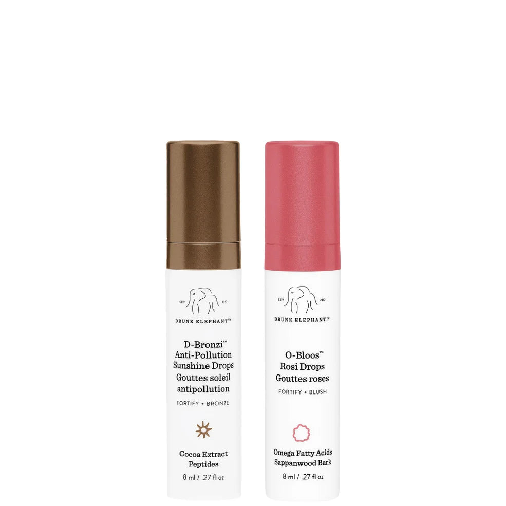 DRUNK ELEPHANT BRONZI AND THE BLOOS KIT OF 2 PIECES
