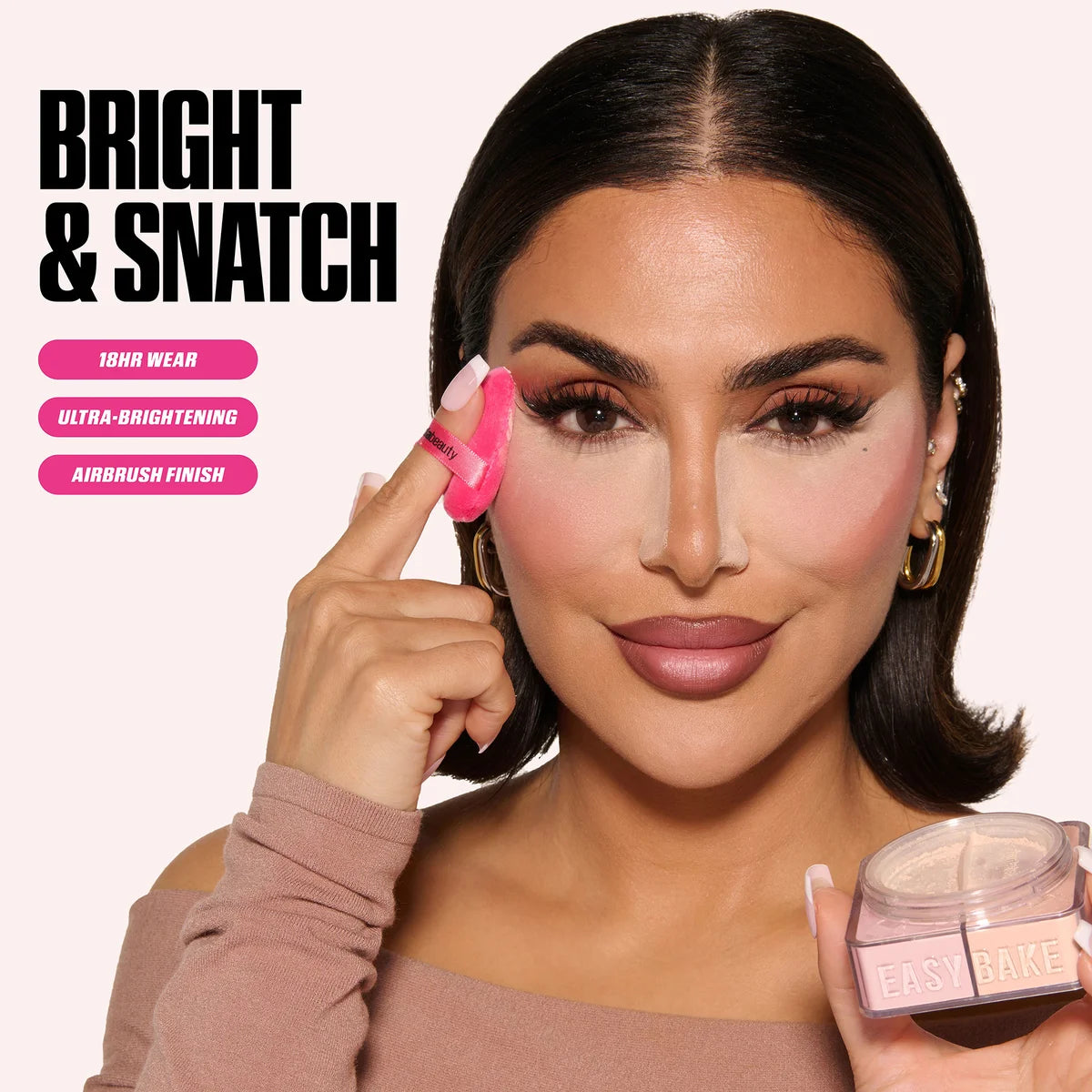 HUDA BEAUTY EASY BAKE DUO -CHERRY PEACH