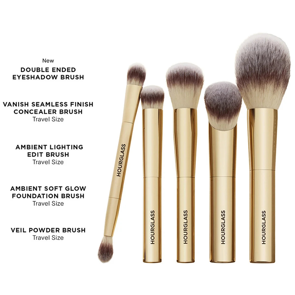 HOURGLASS FACE AND EYE TRAVEL SET BRUSH