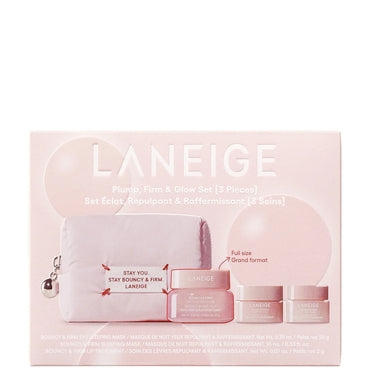 LANEIGE PLUMP , FIRM & GLOW SET OF 3 PIECES