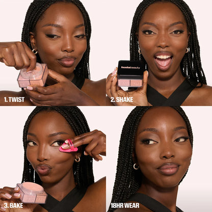 HUDA BEAUTY EASY BAKE DUO -CHERRY PEACH