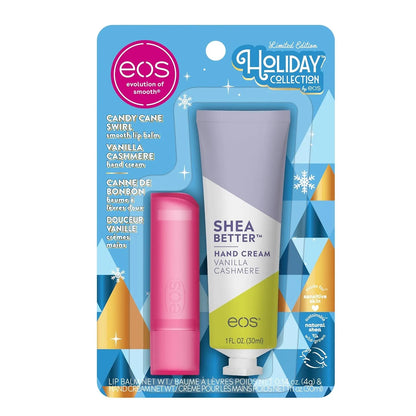 EOS Candy Cane Swirl Lip Balm & Vanilla Cashmere Hand Cream