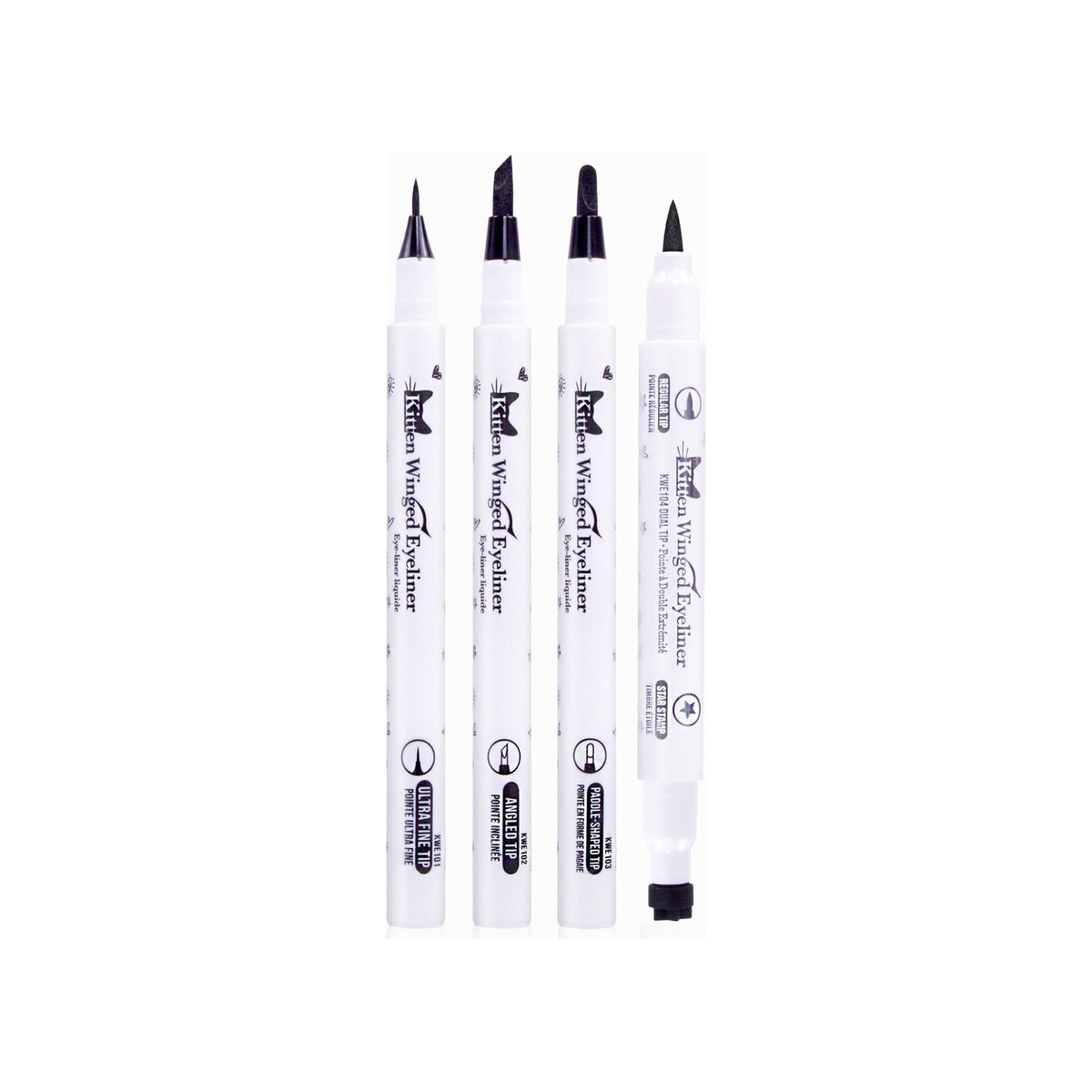 J.CAT BEAUTY Kitten Winged Eyeliner Kwe 103 — Black
