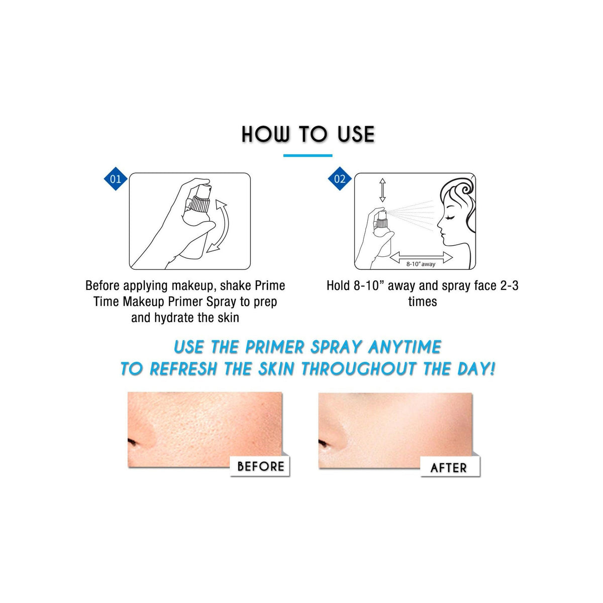 J.CAT BEAUTY Prime Time Makeup Primer Spray — view 2