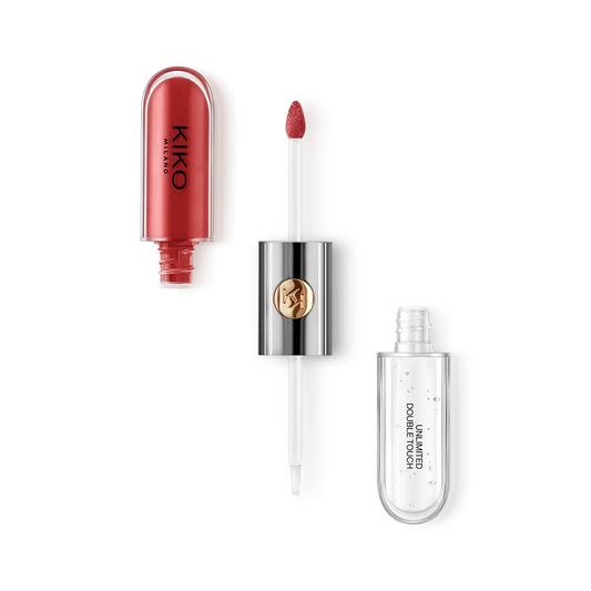 KIKO MILANO UNLIMITED DOUBLE TOUCH LIQUID LIP COLOUR (106 SATIN RUBY RED)