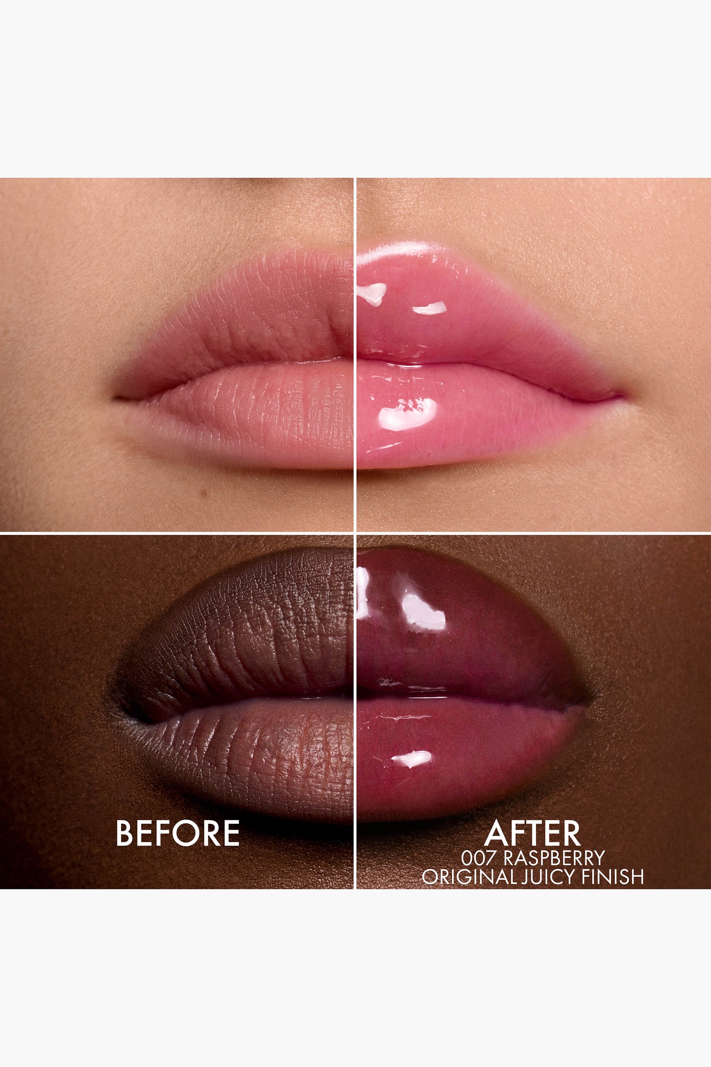 CHRISTIAN DIOR ADDICT LIP GLOW OIL HYDRATING LIP OIL HIGH SHINE GLOSS (007 raspberry juicy)