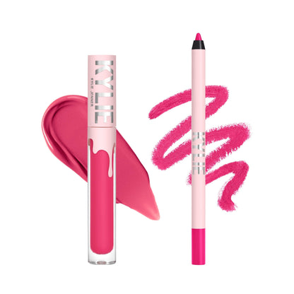 Kylie Cosmetics Matt Lip Kit Comfortable + 8-Hour Wear (Valentine)