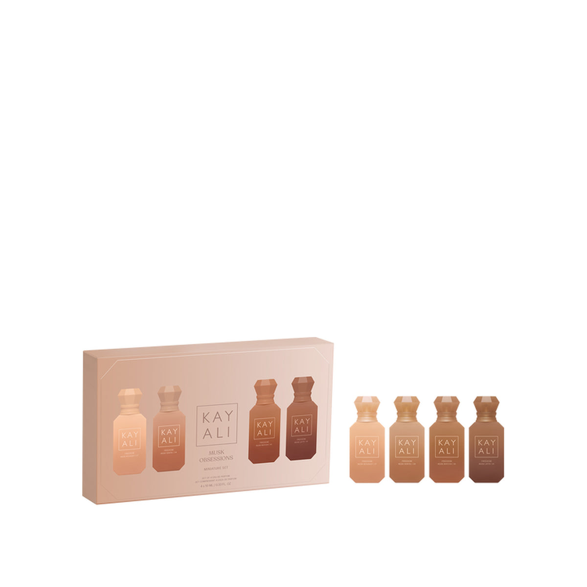 KAYALI KAYALI MUSK OBSESSIONS MINIATURE SET OF 4 EAU DE PARFUM