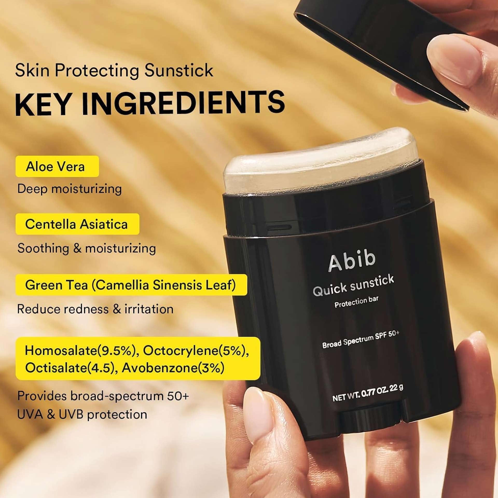 ADIB QUICK SUNSTICK PROTECTION BAR WITH SPECTRUM SPF 50+