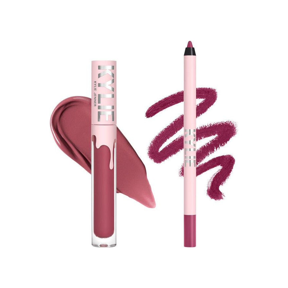 KYLIE COSMETICS Matt Lip Kit Comfortable + 8-hour Wear — Head Over Heals