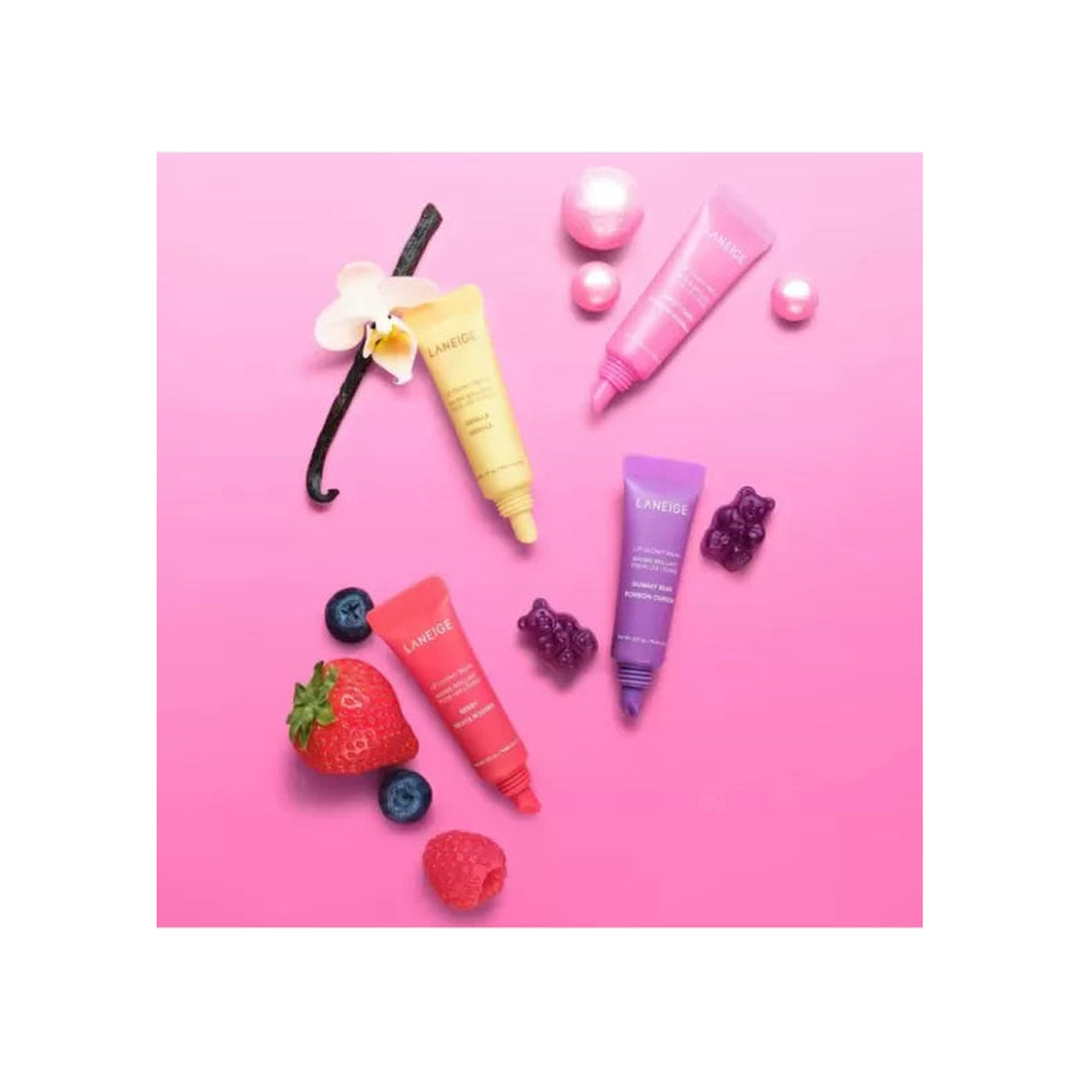 LANEIGE Mini Lip Glowy Balm Set of 4 Pieces — view 3