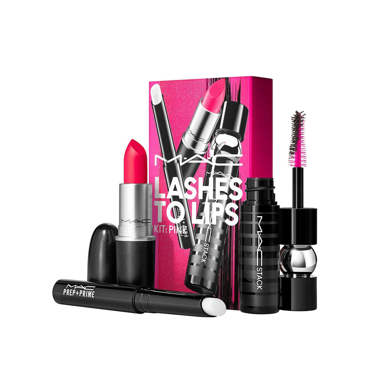 MAC COSMETICS MAC Cosmetics Lashes to Lips Kit Red — Relentessly Red + Black Mascara