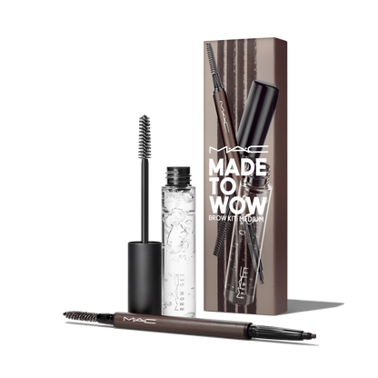 MAC COSMETICS MADE TO WOW BROW KIT SPIKED CLEAR