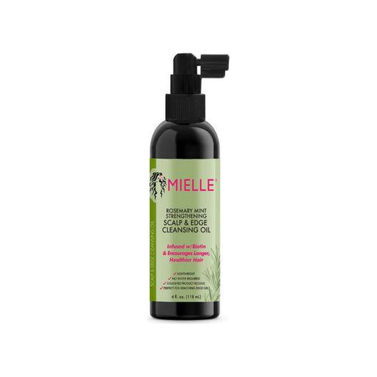 MIELLE Rosemary Mint Scalp & Edge Cleansing Oil 118 ML