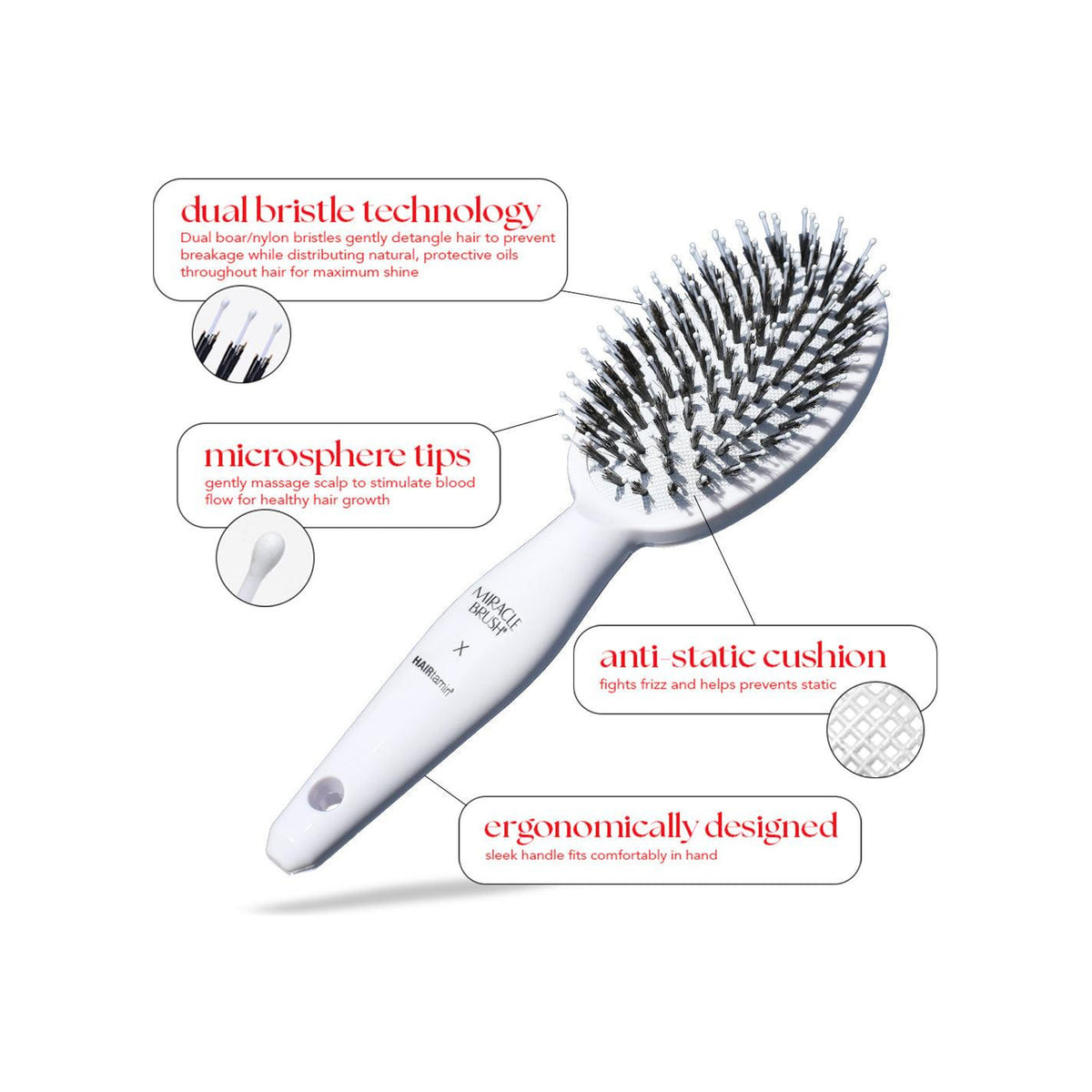 HAIRTAMIN Miracle Brush® X Hairtamin — view 3