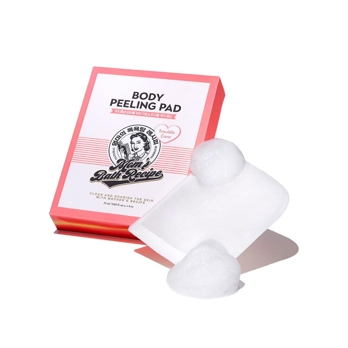 MOM'S BATH RECIPE Mom's Bath Recipe Body Peeling Orange - Body Peeling Pad 8 Pieces