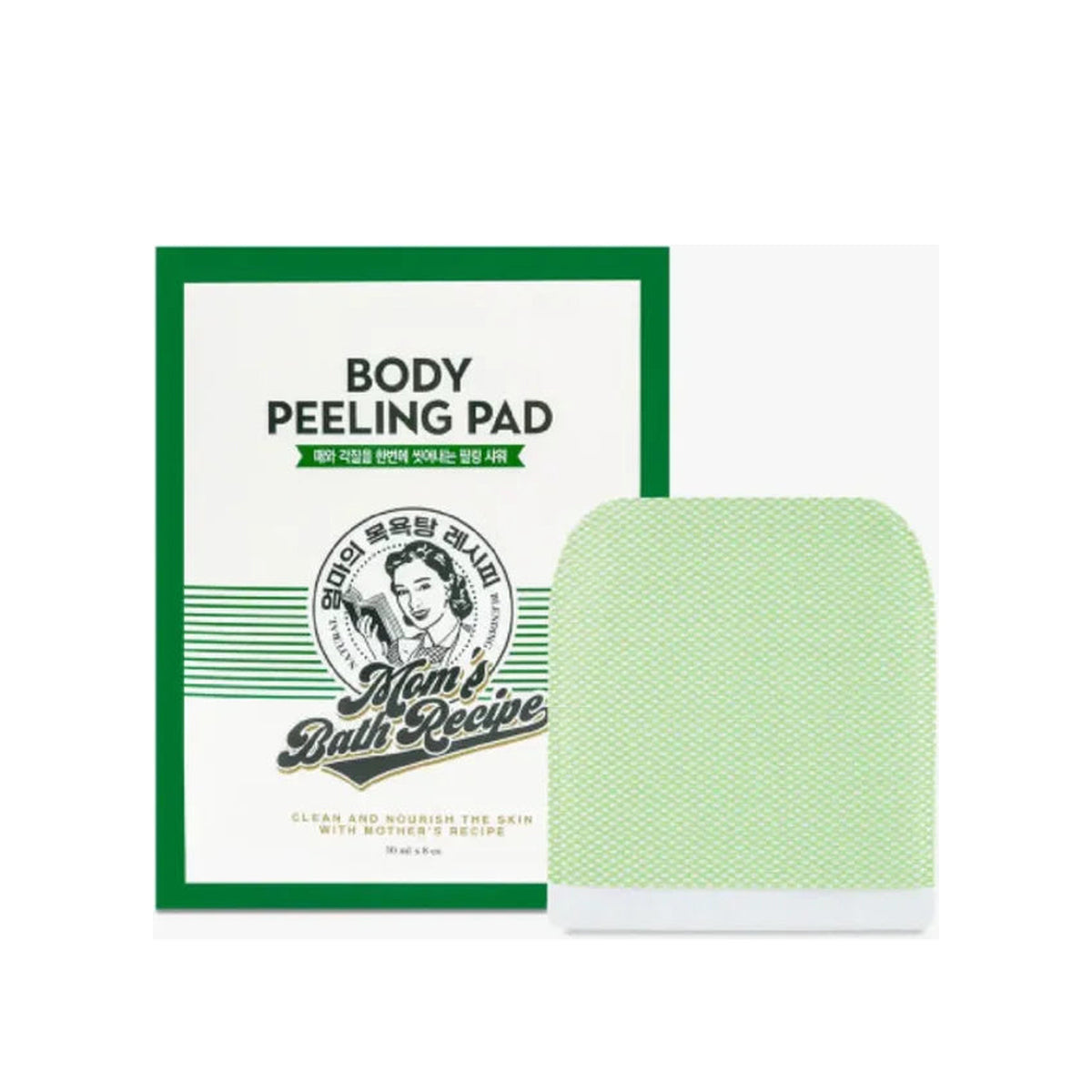 MOM'S BATH RECIPE Mom's Bath Recipe Body Peeling - Body Peeling Pad Green 8 Pieces