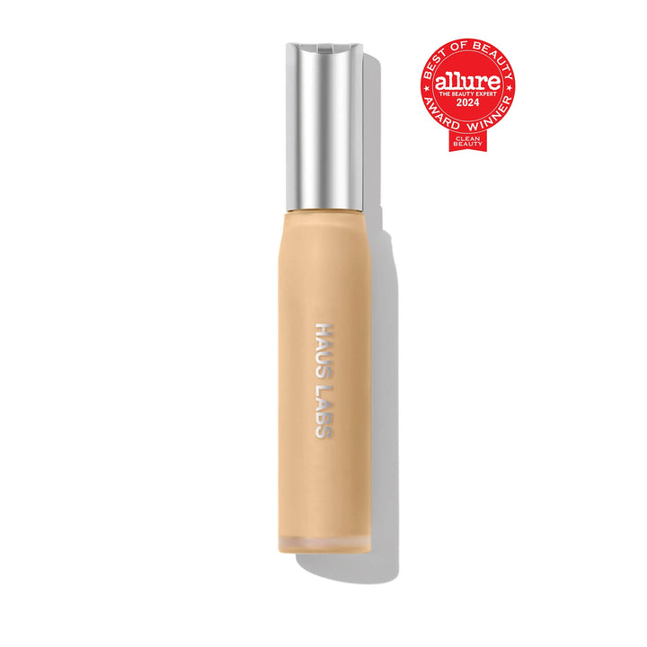 HAUS LABS BY LADY GAGA  TRICLONE SKIN TECH HYDRATING + DE-PUFFING CONCEALER WITH FERMENTED ARNICA (100 light golden)