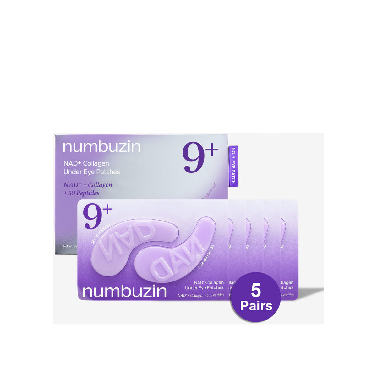NUMBUZIN Numbuzin Numbusin Nad+ Collagen Unser Eye Patches — 5 Paires