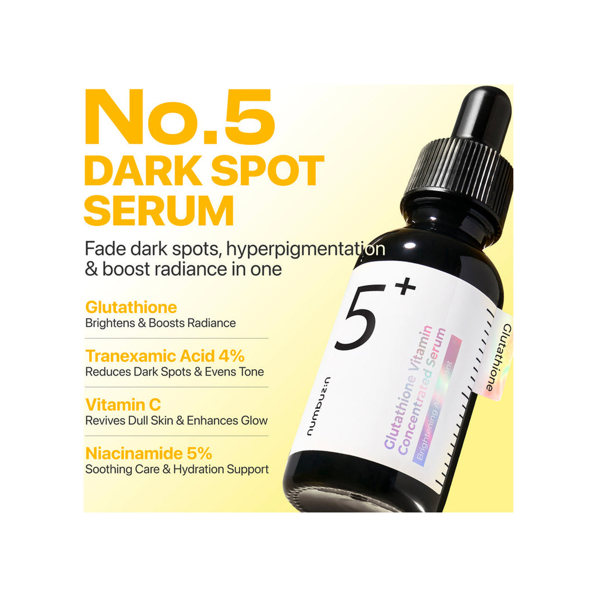 NUMBUZIN Numbuzin No.5+ Glutathione Vitamin Concentrated Serum — view 3
