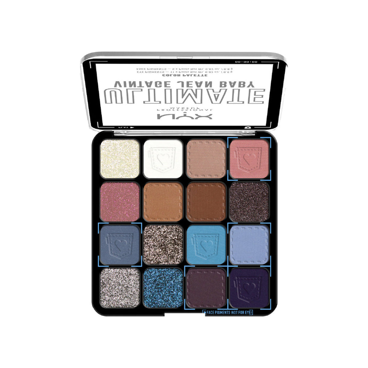 NYX PROFESSIONAL MAKEUP NYX Professional Makeup NYX Ultimate Vintage Jean Baby Eyeshadow Palette