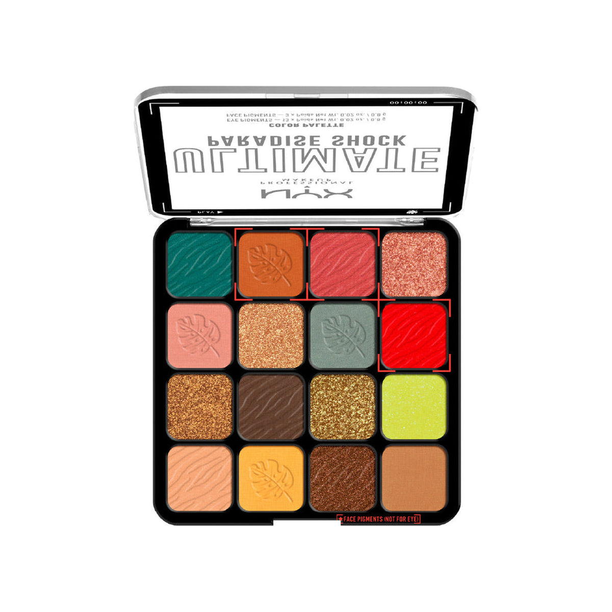 NYX PROFESSIONAL MAKEUP NYX Professional Makeup NYX Ultimate Paradise Shock Eyeshadow Palette