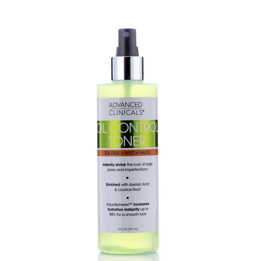 ADVANCED CLINICALS OIL CONTROL TONER TEA TREE +WITCH HAZEL