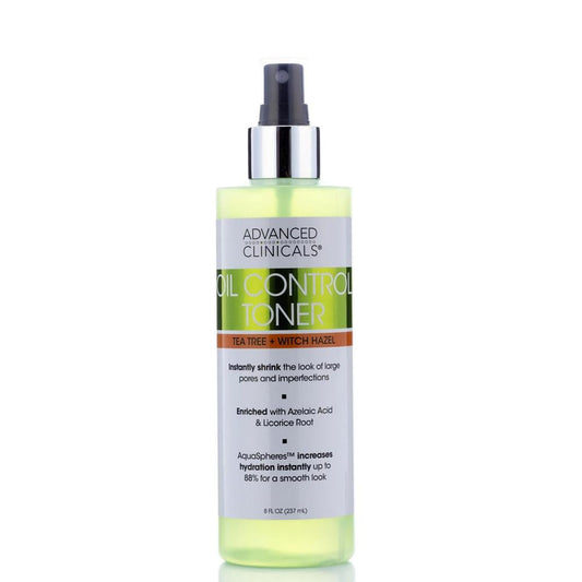 ADVANCED CLINICALS OIL CONTROL TONER TEA TREE +WITCH HAZEL