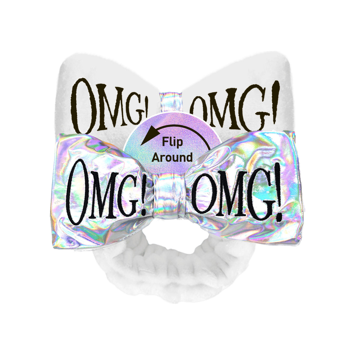 O.M.G ! Reversible Mega Hairband — White