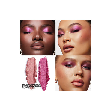 PATRICK TA  Major Dimension Eye Illusion Eyeshadow Duo Color (I'm With Her - rose gold sparkle)