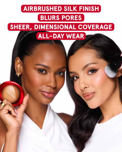 ONE/SIZE by Patrick Starrr  Bouclé Silk Airbrushed Talc-Free Finishing Powder (DARK DEEP)