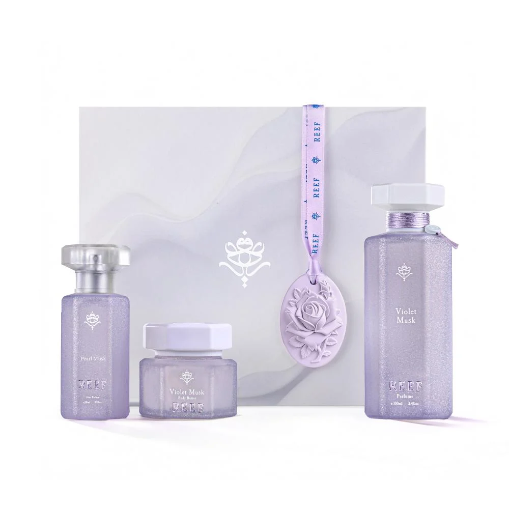 REEF VIOLET MUSK LIMITED EDITION BOX OF 3 PIECES