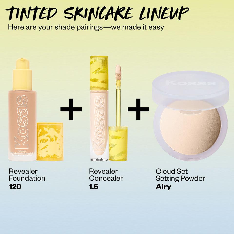 Kosas Revealer Skin-Improving Foundation Spf 25 With Hyaluronic Acid And Niacinamide (Very Light Cool 120)