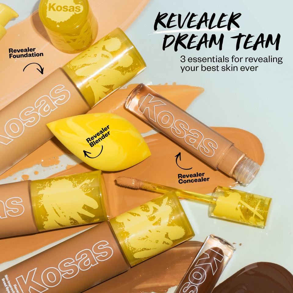 Kosas Revealer Skin-Improving Foundation Spf 25 With Hyaluronic Acid And Niacinamide (Very Light Cool 120)