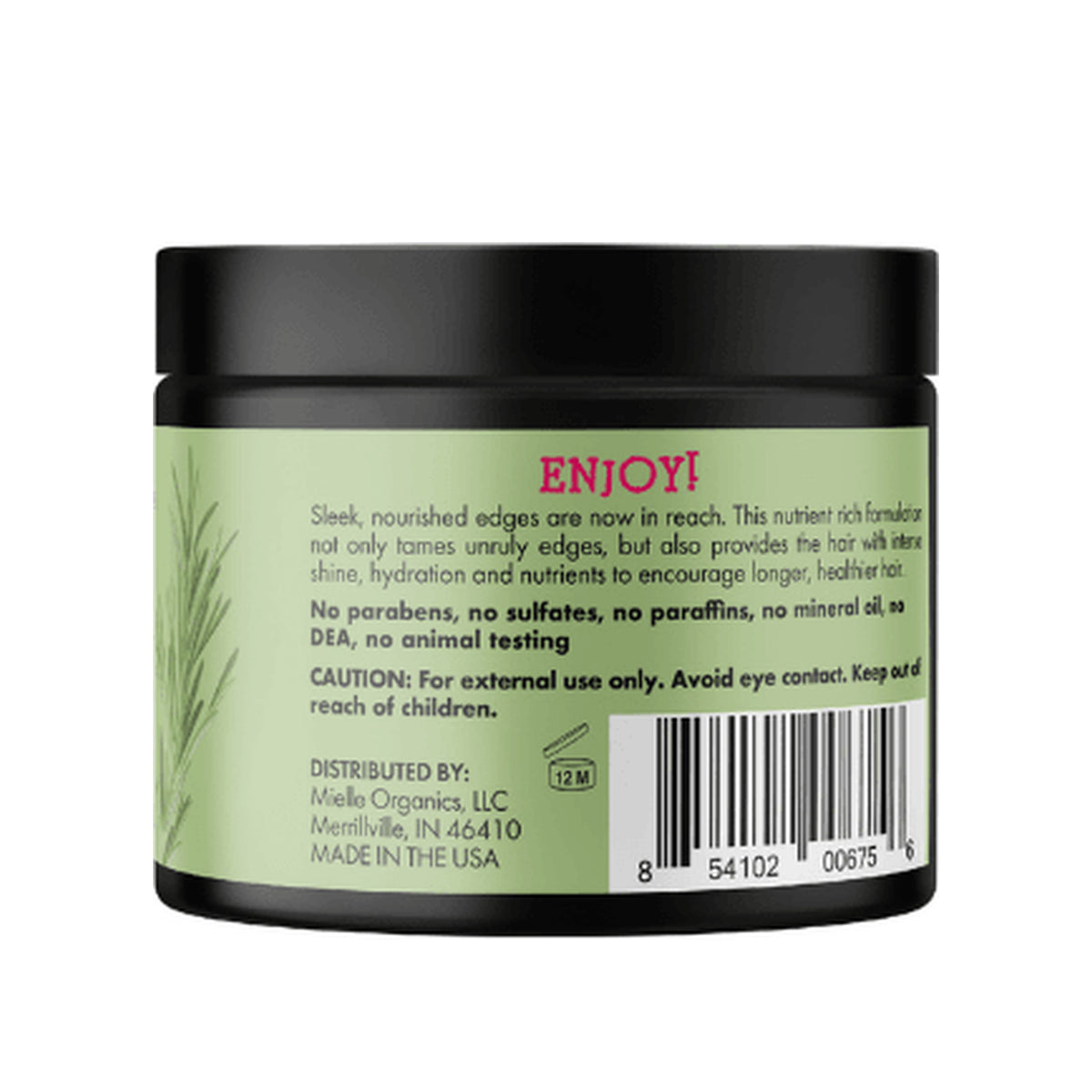 MIELLE Rosemary Mint Strenghtening Edge Gel 57g — view 2