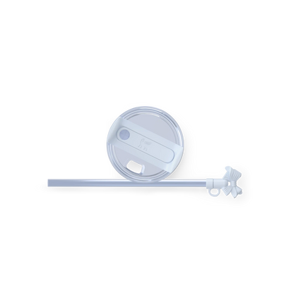 STANLEY 1913 X LOVESHACKFANCY QUENCHER TUMBLER WITH HANDLE (HOLIDAY COLLECTION BLUE)