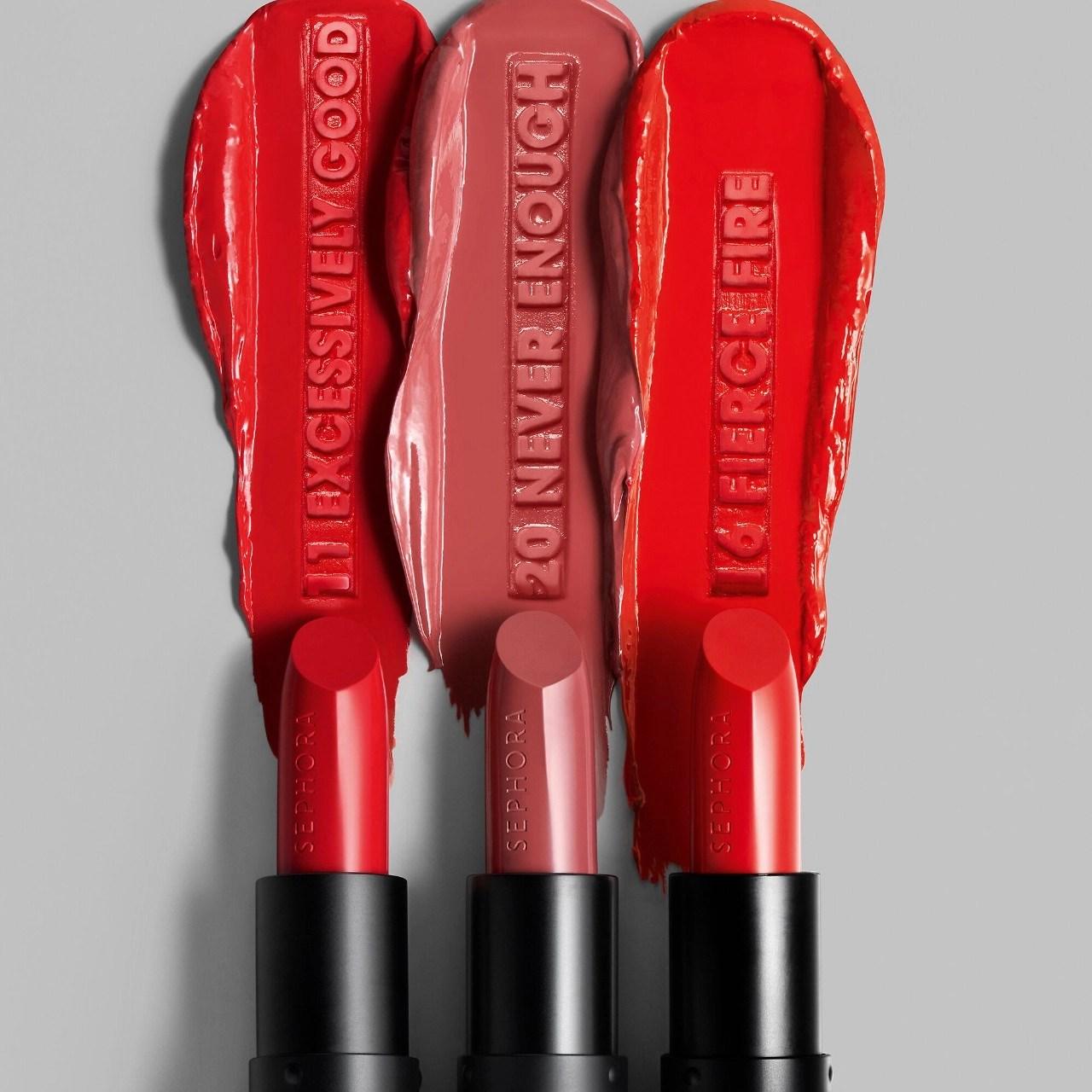 Sephora Satin Hydrating Lipstick (16 Fierce Fire)
