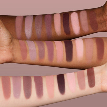 HUDA BEAUTY CREAMY OBSESSIONS EYESHADOW PALETTE ( COOL MATTE OBSESSIONS)