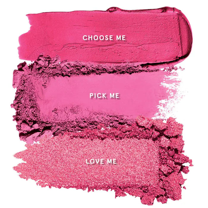 ONE/SIZE BY PATRICK STARRR Cheek Clapper 3D Blush Trio Palette (GWORLY POP)