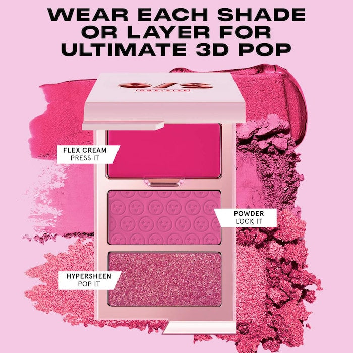 ONE/SIZE BY PATRICK STARRR Cheek Clapper 3D Blush Trio Palette (GWORLY POP)