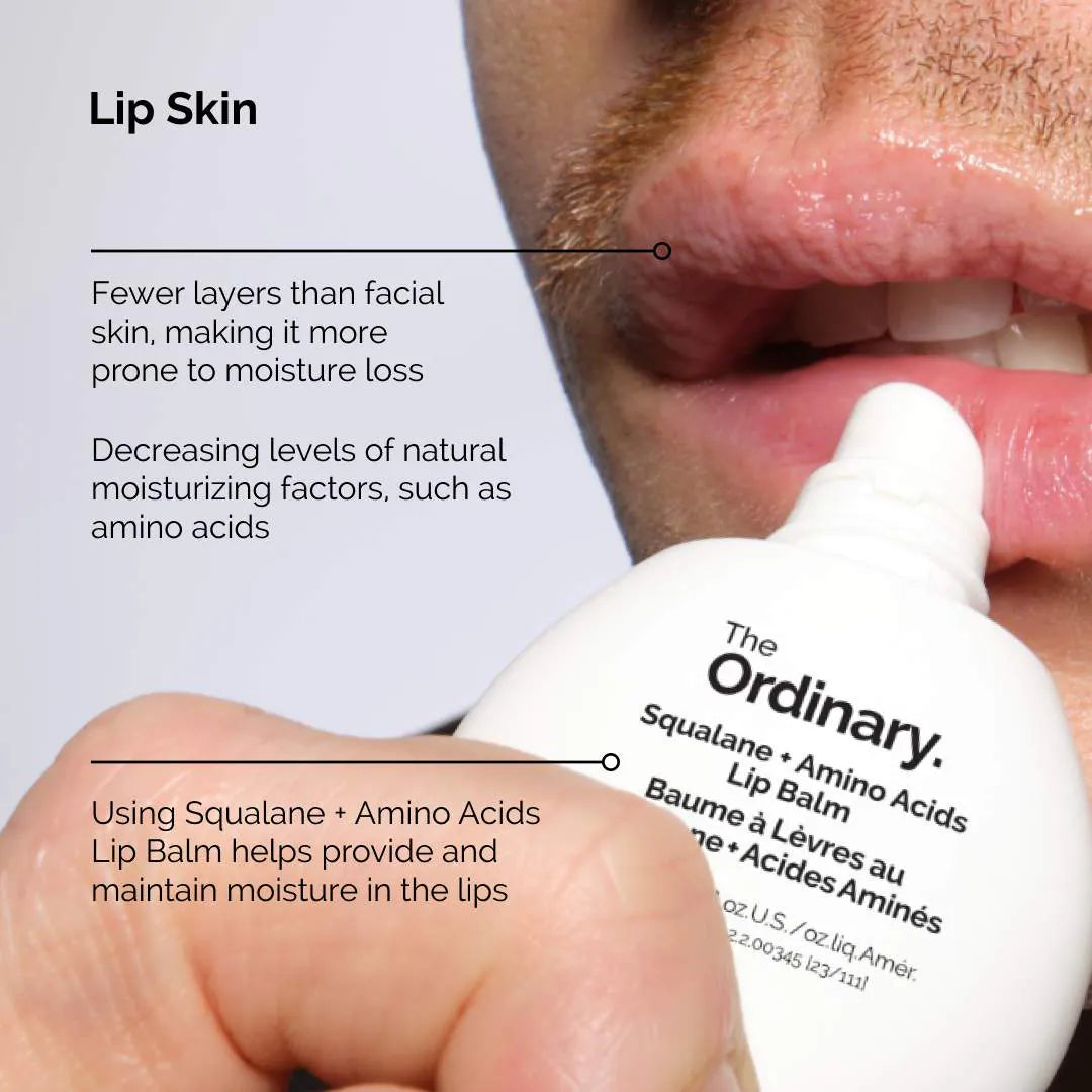 THE ORDINARY THE ORDINARY  SQUALANE + AMINO ACIDS HYDRATING LIP BALM