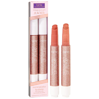 TARTE COSMETICS THINGS GOT JUST GOT JUICIER (ROSY COOPER SHIMMER GLASS&DAHLIA)