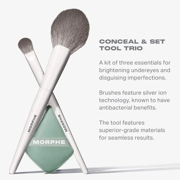 MORPHE CONCEAL & SET TOLL TRIO BRUSH SET