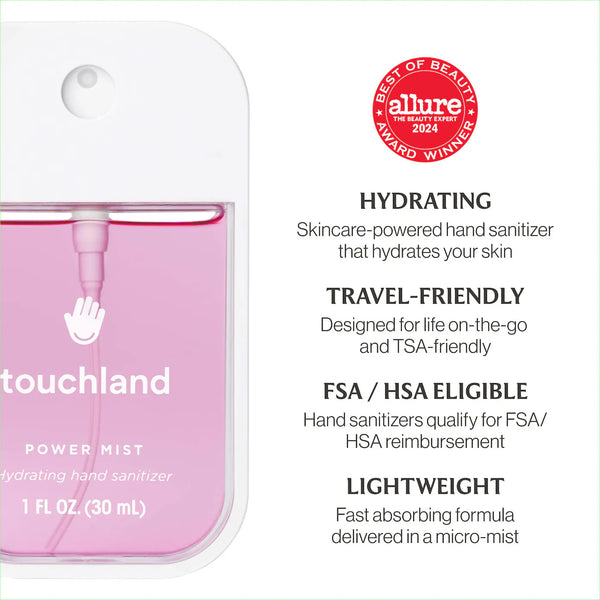 Touchland  Limited Edition Power Mist Hydrating Hand Sanitizer Top 5-Set