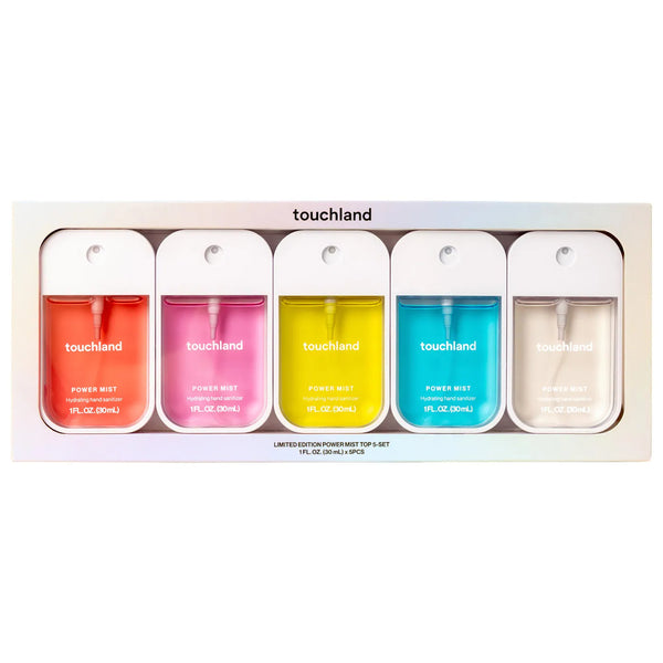 Touchland  Limited Edition Power Mist Hydrating Hand Sanitizer Top 5-Set