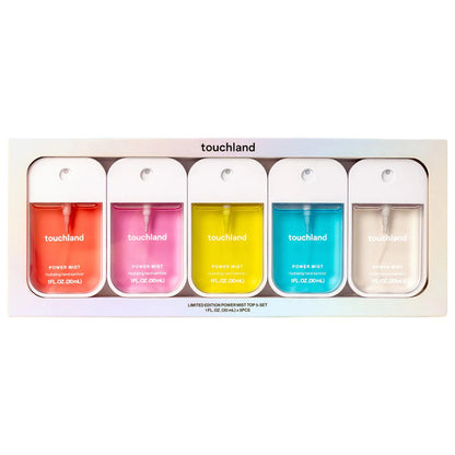 Touchland  Limited Edition Power Mist Hydrating Hand Sanitizer Top 5-Set