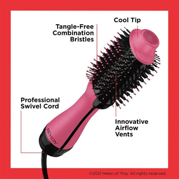 Revlon Pro Collection Revlon Pro Collection Salon One-Step Hair Dryer & Volumiser Pink
