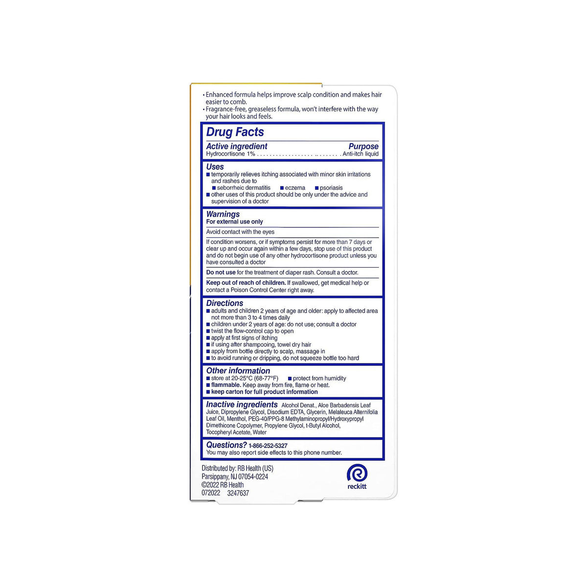SNAPAHOLICSHOP Scalpicin Scalp Itch Relief Hydrocortisone 1% Anti-Itch Liquid — view 2