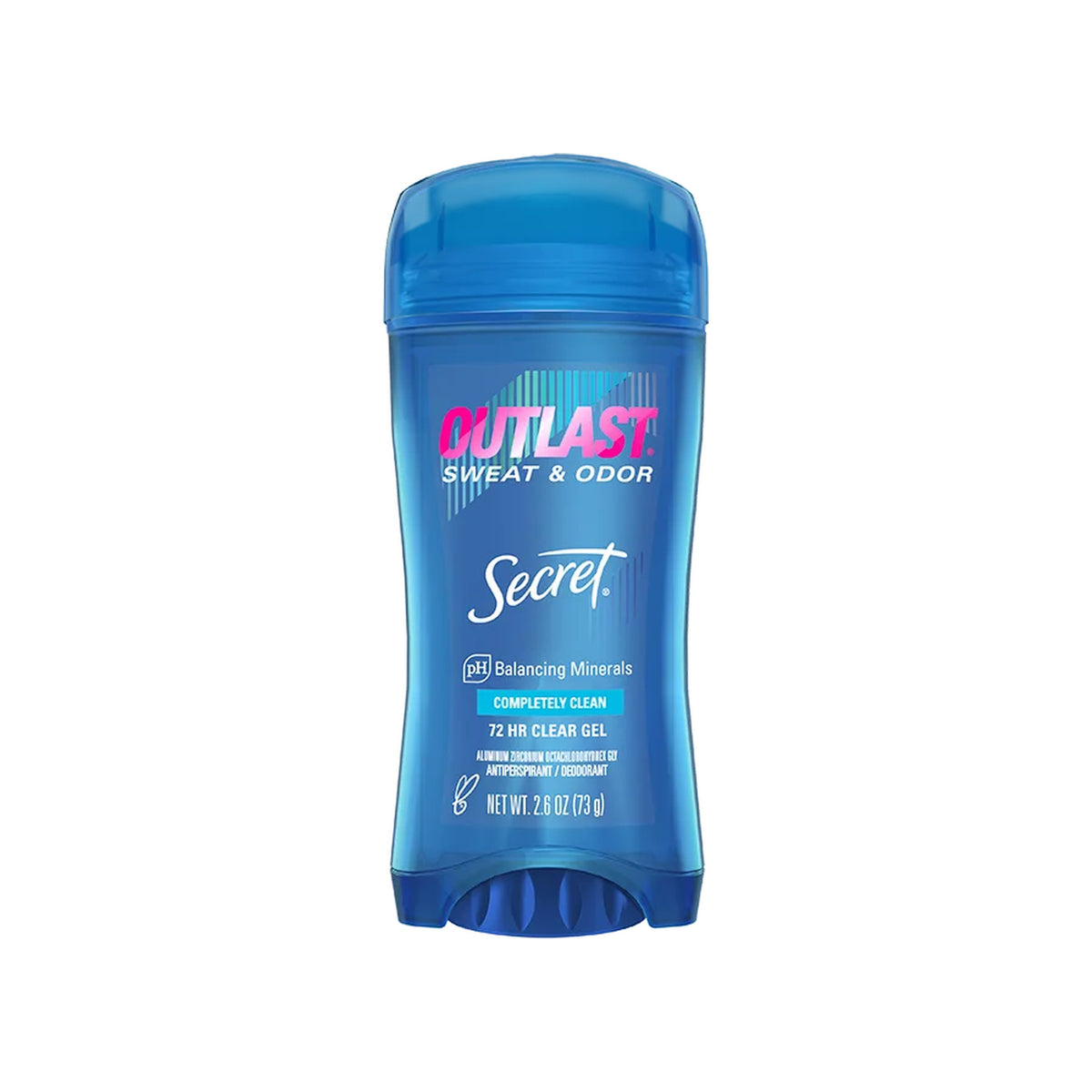 SECRET Secret Outlast Sweat & Odor 72 Hour Clear Gel Deo Made in USA